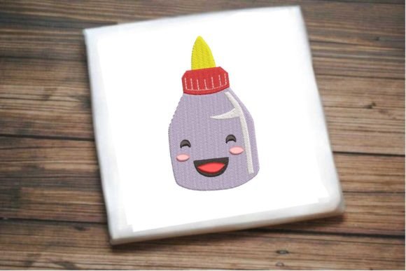 Kid Glue Bottle Embroidery Design